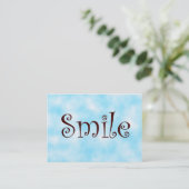 cartes de visite souriants (Debout devant)