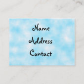 cartes de visite souriants (Dos)