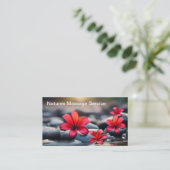 Cartes de visite Spa Massage Beauté (Debout devant)
