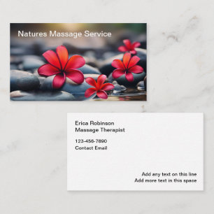Cartes de visite Spa Massage Beauté