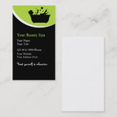 Cartes de visite Spas de beauté (Devant / Derrière)