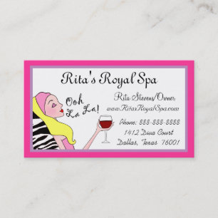 Cartes de visite Spas du jour