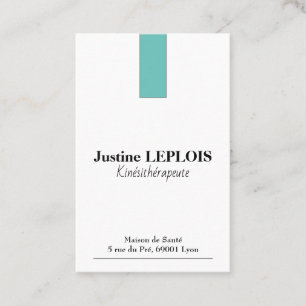 Cartes de visite Standard : 8,5 cm x 5,5 cm