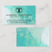 Cartes de visite standard de chiropractie (Devant / Derrière)