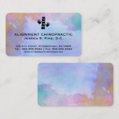Cartes de visite standard de chiropractie (Devant / Derrière)