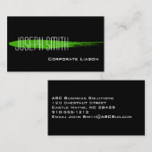 Cartes de visite standard de l'emplacement d'encre (Devant / Derrière)