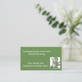 Cartes de visite standard Landscaper (Debout devant)