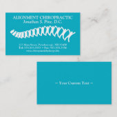 Cartes de visite standard professionnels de (Devant / Derrière)