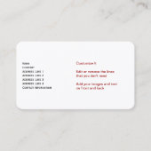 Cartes de visite Stocks de qualité à bas prix (Devant)