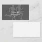 Cartes de visite Stocks en papier brillant pour en (Devant / Derrière)