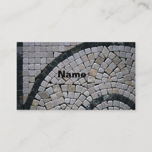 Cartes de visite Stone2-Monogram (Devant)