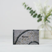Cartes de visite Stone2-Monogram (Debout devant)
