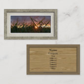 Cartes de visite - style 01 de cadre de tableau (Devant / Derrière)