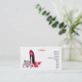 Cartes de visite stylets d'art de chaussure (Debout devant)