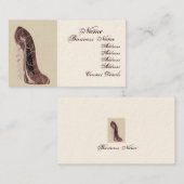Cartes de visite stylets d'art de chaussure (Devant / Derrière)