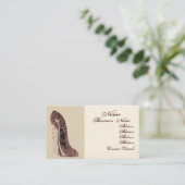 Cartes de visite stylets d'art de chaussure (Debout devant)