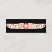 Cartes de visite sumériens de disque de Sun à (Dos)