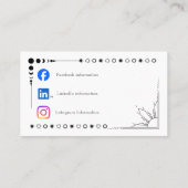 Cartes de visite Sun et Moon (Dos)