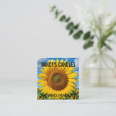 CARTES DE VISITE SUNFLOWER SQUARE (Debout devant)