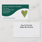 Cartes de visite supérieurs (Devant / Derrière)