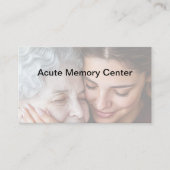 Cartes de visite supérieurs de l'installation de m (Devant)