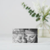 Cartes de visite supérieurs en soins gériatriques (Debout devant)