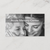 Cartes de visite supérieurs en soins gériatriques (Devant)