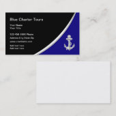 Cartes de visite sur le thème de la navigation (Devant / Derrière)