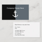 Cartes de visite sur le thème de la navigation de (Devant / Derrière)