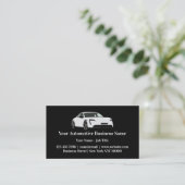 Cartes de visite sur le thème de l'automobile (Debout devant)