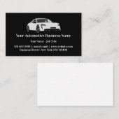 Cartes de visite sur le thème de l'automobile (Devant / Derrière)