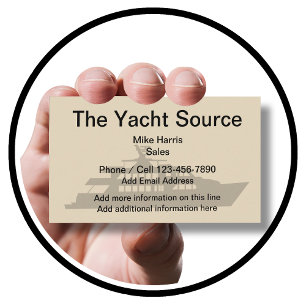 Cartes de visite sur le thème des bateaux et des y