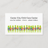 Cartes de visite sur le thème des centres de garde (Devant)