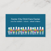 Cartes de visite sur le thème des centres de garde (Devant)