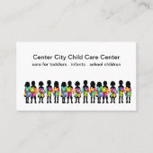 Cartes de visite sur le thème des centres de garde (Devant)