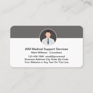 Cartes de visite sur le thème médical