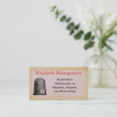 Cartes de visite sur mesure vintage Thimble Seamst (Debout devant)