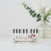 Cartes de visite tachés de sang de piano de Goth (Debout devant)