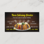 Cartes de visite Taco Dervice (Devant)