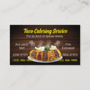 Cartes de visite Taco Dervice