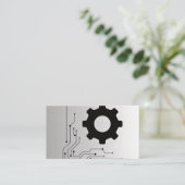 Cartes de visite Tech (Debout devant)