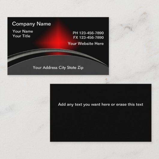 Cartes de visite Tech Informatique (Devant / Derrière)