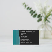 Cartes de visite technologiques design moderne (Debout devant)