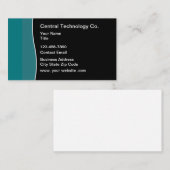 Cartes de visite technologiques design moderne (Devant / Derrière)