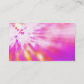 Cartes de visite teints par cravate rose (Dos)