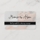 Cartes de visite tendance de massage (Devant)