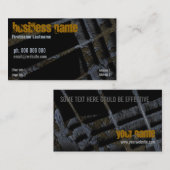 Cartes de visite Textures Abstraites (Devant / Derrière)