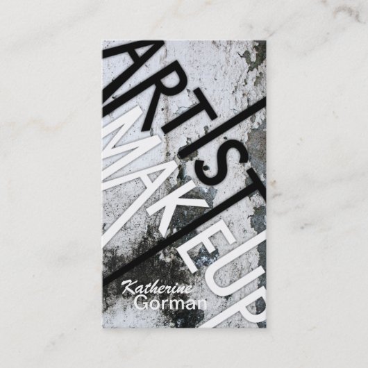Cartes de visite texturisés audacieux de (Devant)