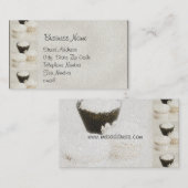 Cartes de visite texturisés de petit gâteau (Devant / Derrière)