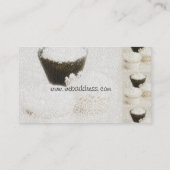 Cartes de visite texturisés de petit gâteau (Dos)